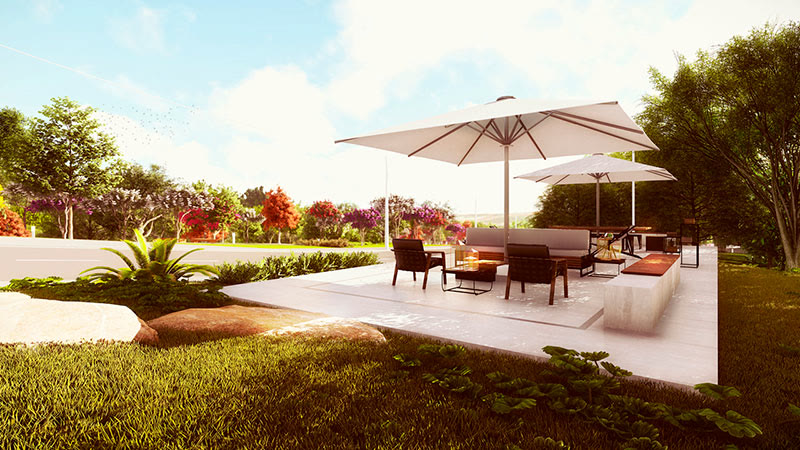 Lounge ao ar livre