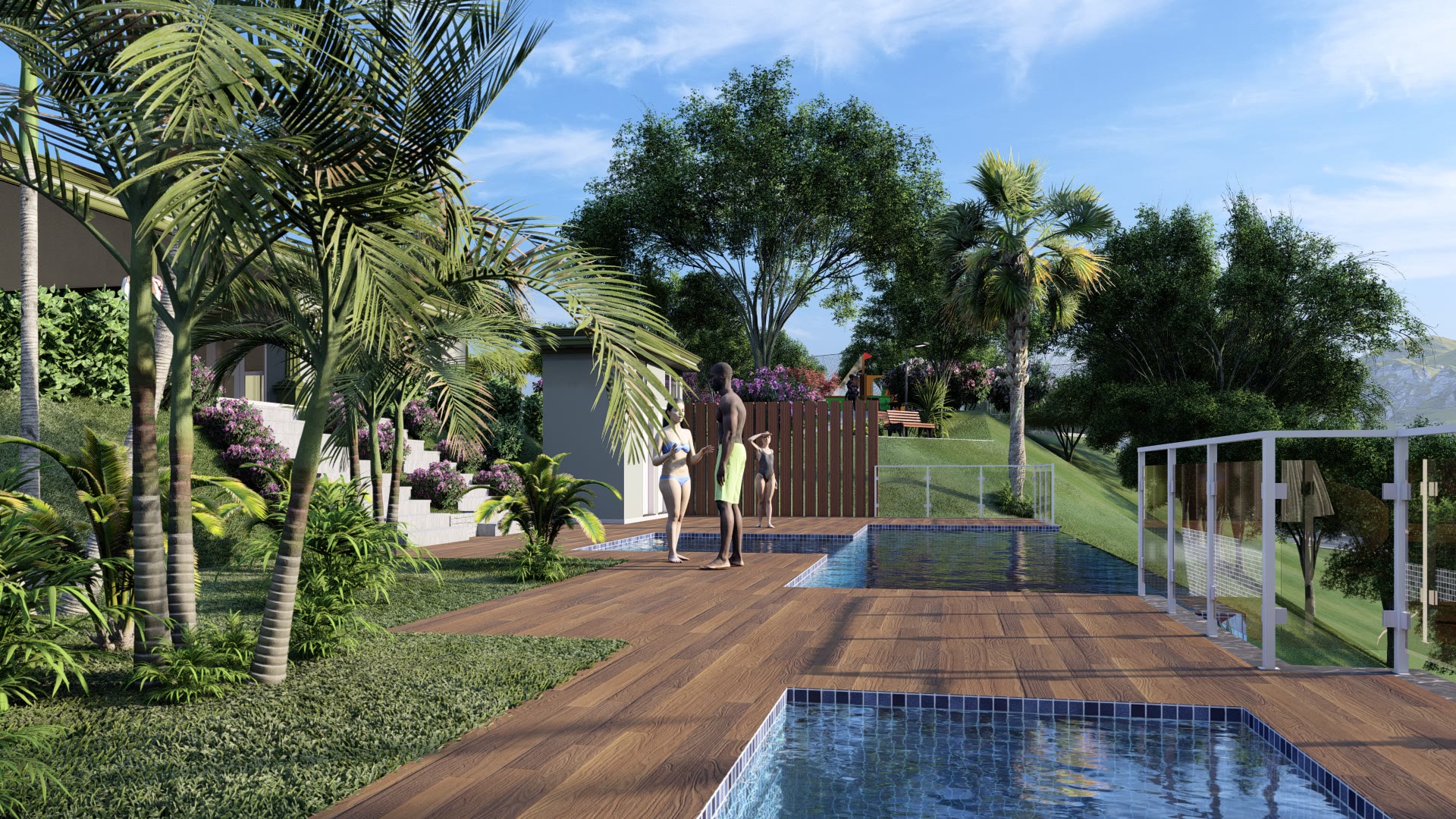 Deck da piscina